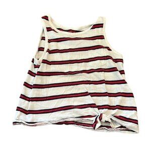 Gap Striped Kids Sz Small Sleeveless Top Knot Detail